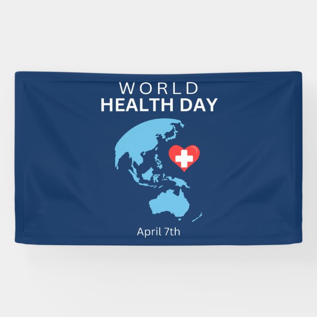 Weltgesundheitstag, 7. April Banner (Horizontal)