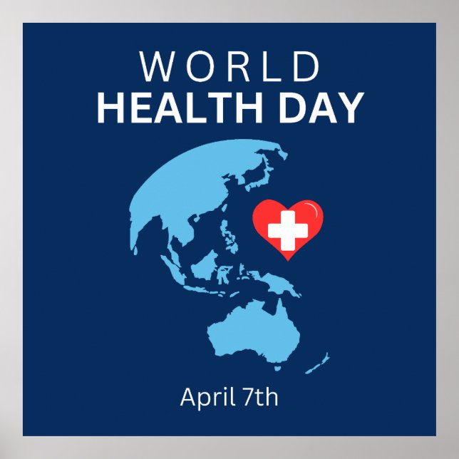 Weltgesundheitstag, 7. April Poster (Vorne)