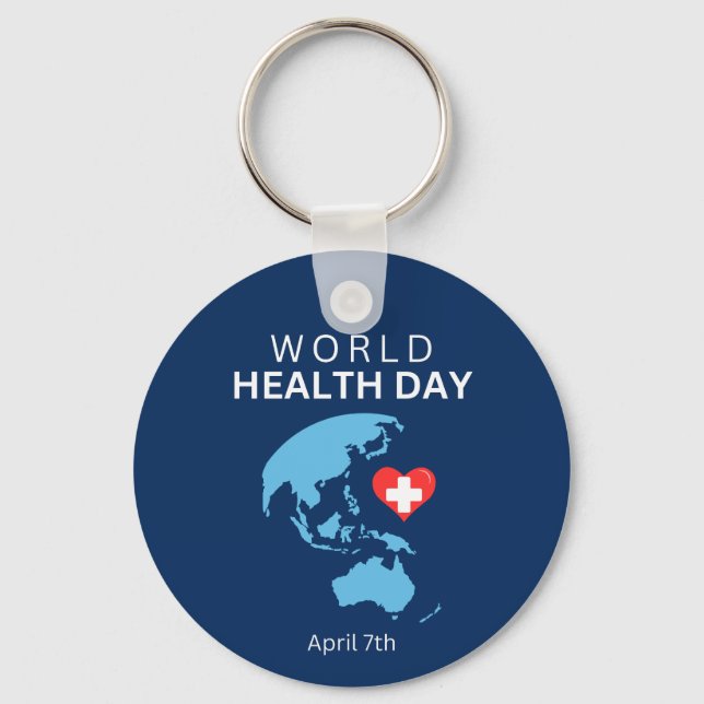 Weltgesundheitstag, 7. April Schlüsselanhänger (Vorderseite)