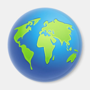 Weltglobe Magnet