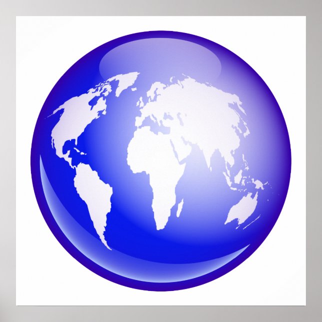 Weltglobe Poster (Vorne)