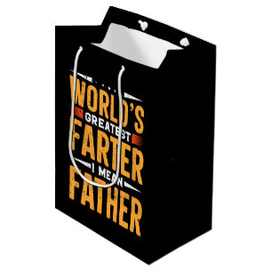 Weltgrößte Farmer-Vater-Wortart Mittlere Geschenktüte