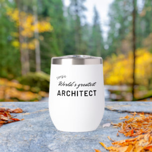 Weltgrößter Architekt Benutzerdefinierte Typografi