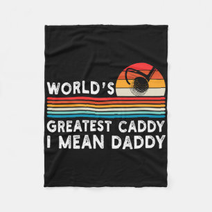 Weltgrößter Caddy Daddy Golf Lustiger Golfing Va Fleecedecke