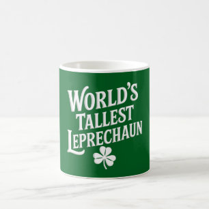 Weltgrößter Leprechaun Irischer St. Patrick's Day Kaffeetasse
