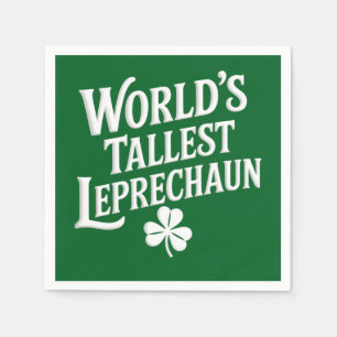 Weltgrößter Leprechaun Irischer St. Patrick's Day Serviette