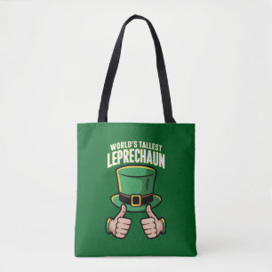 Weltgrößter Leprechaun Lustiger Irischer Humor  Tasche