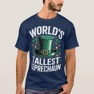 Weltgrößter Leprechaun Lustiger St. Patricks Tag T-Shirt