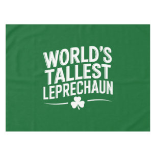 Weltgrößter Leprechaun St. Patrick's Day Tischdecke