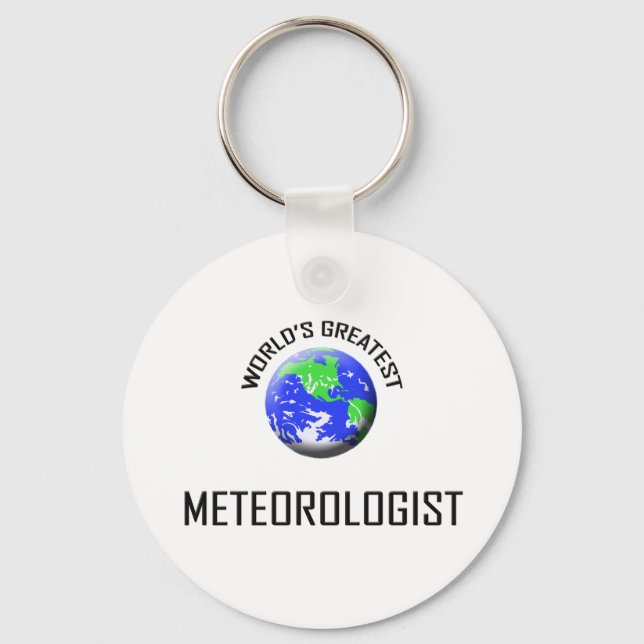 Weltgrößter Meteorologe Schlüsselanhänger (Vorderseite)
