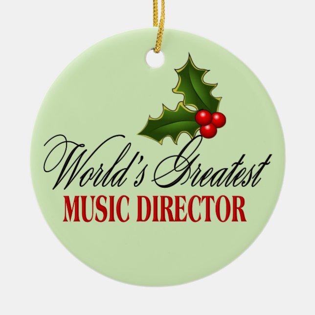 Weltgrößter Musikdirektor Keramikornament (Vorne)