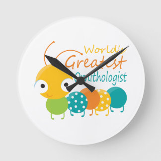 Weltgrößter Ornithologe Runde Wanduhr