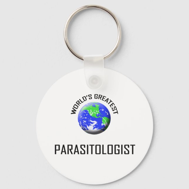 Weltgrößter Parasitologe Schlüsselanhänger (Vorderseite)