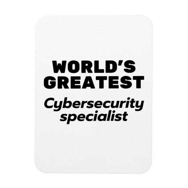 Weltgrößter Spezialist für Cybersicherheit Magnet (Vertikal)