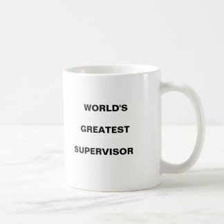 Weltgrößter Supervisor ... Kaffeetasse