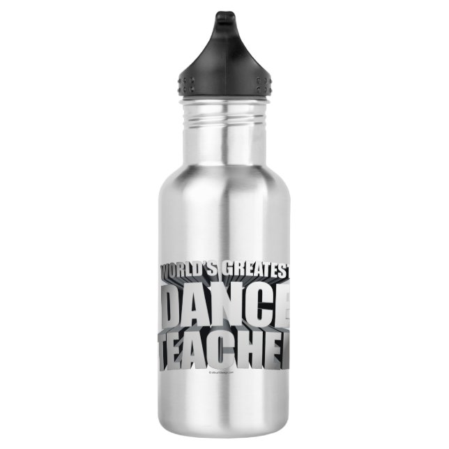 Weltgrößter Tanzlehrer Edelstahlflasche (Rechts)