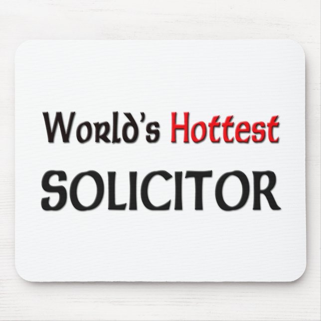 Weltheißester Anwalt Mousepad (Vorne)