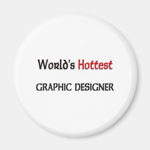 Weltheißester Grafikdesigner Magnet