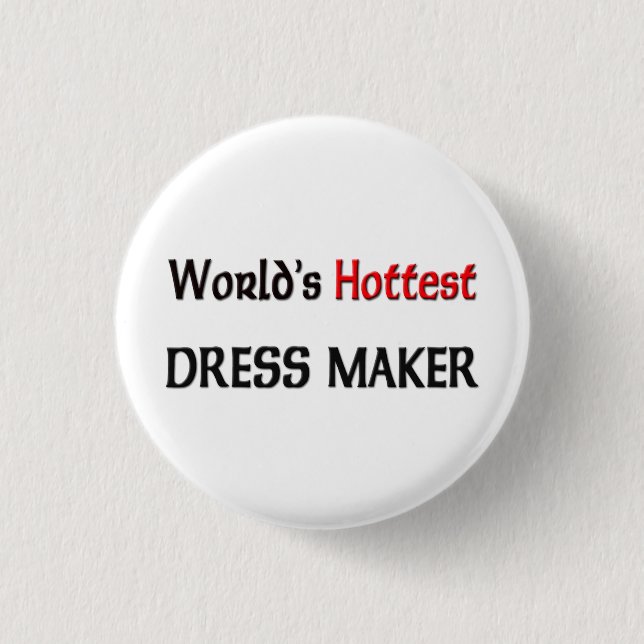 Weltheißester Kleiderhersteller Button (Vorderseite)