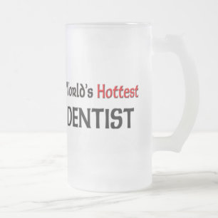 Weltheißester Zahnarzt Mattglas Bierglas