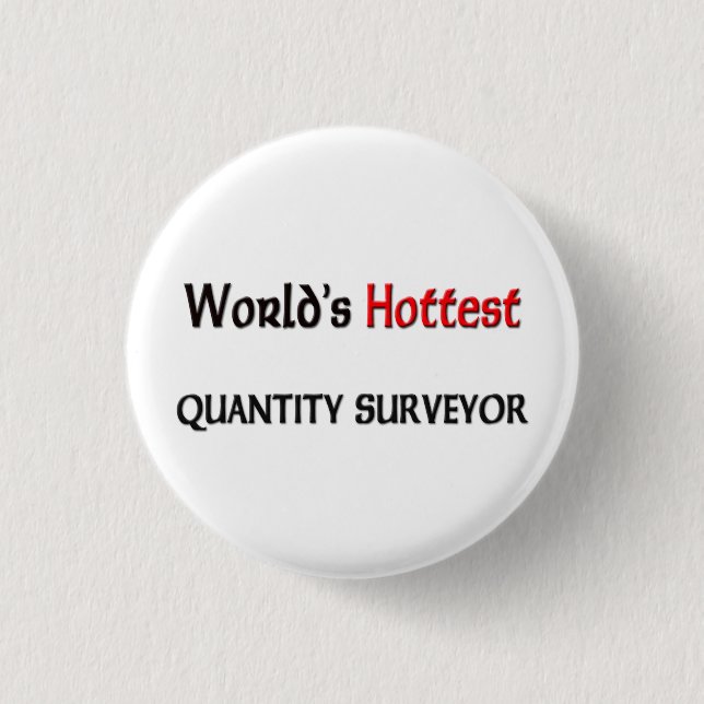 Weltheißestes Quantitäts-Feldmesser Button (Vorderseite)