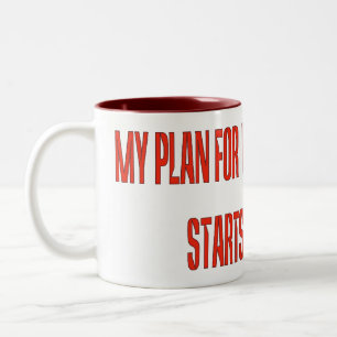 Weltherrschaft Zweifarbige Tasse