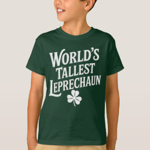 Welthöchster Leprechaun irischer St. Patrick's Day T-Shirt