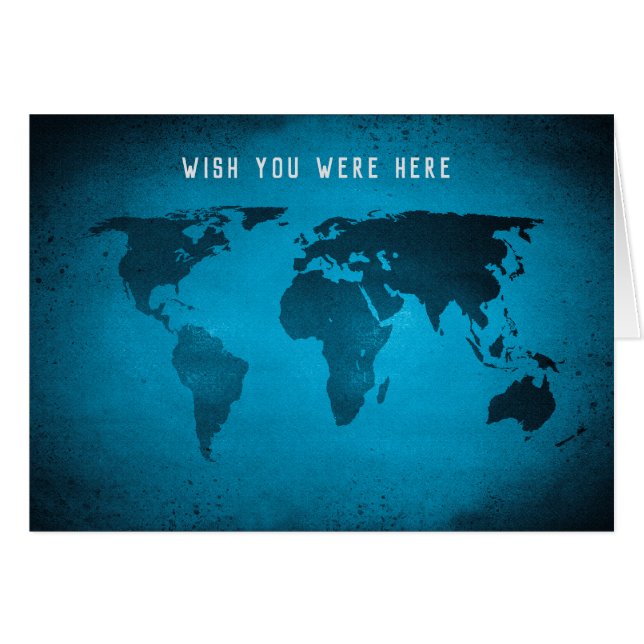 Weltkarte (Vorderseite (Horizontal))