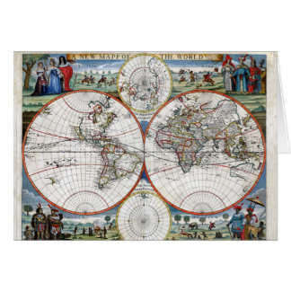 Weltkarte 1676