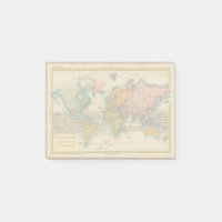 Weltkarte 1780 Bonne Antique Planisphäre