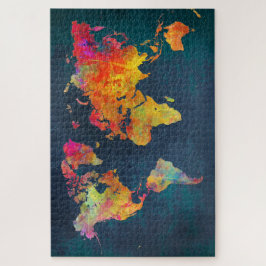 Weltkarte, 40,6 cm x 50,8 cm, 520 Stück, Puzzle,