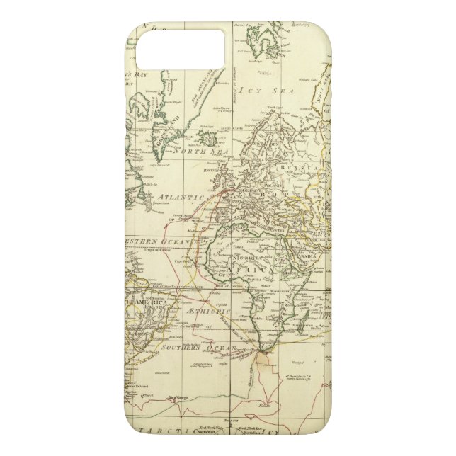 Weltkarte 5 Case-Mate iPhone hülle (Rückseite)