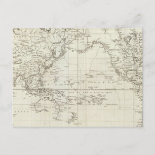 Weltkarte 6 postkarte