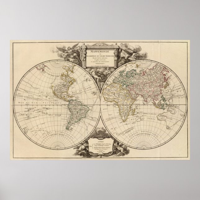 Weltkarte 8 poster (Vorne)