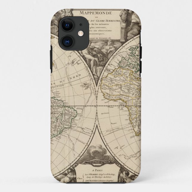 Weltkarte 9 Case-Mate iPhone hülle (Rückseite)
