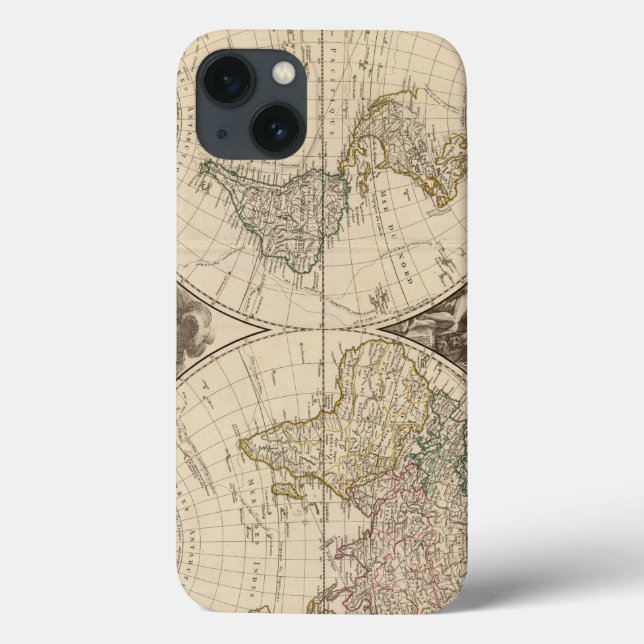 Weltkarte 9 Case-Mate iPhone hülle (Rückseite)