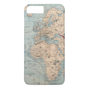 Weltkarte auf Mercators Projektion Case-Mate iPhone Hülle