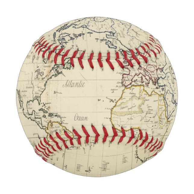Weltkarte Baseball (Vorderseite)