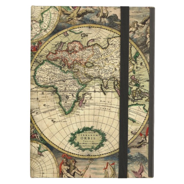 Weltkarte der Geschenke von 1689 (Vorderseite Geschlossen)