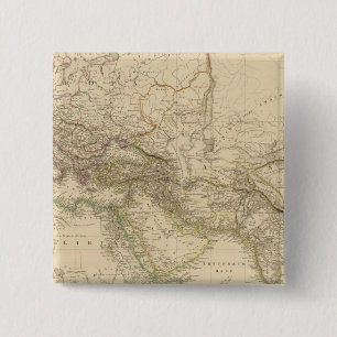 Weltkarte der östlichen Hemisphäre Button