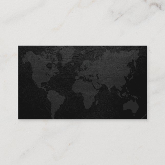Weltkarte | Führungskraft Visitenkarte (Vorderseite)