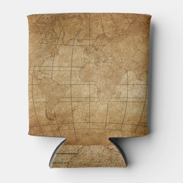 Weltkarte: Global Exploration Guide Dosenkühler (Vorderseite)