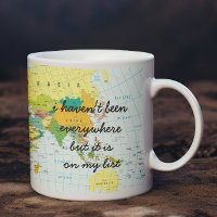 Weltkarte - Ich war nicht überall...