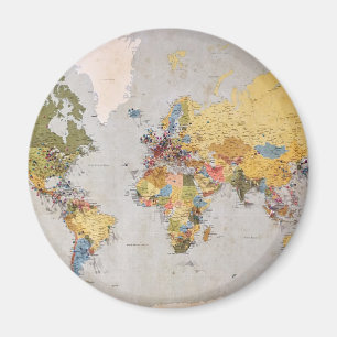 Weltkarte Magnet