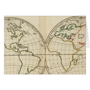 Weltkarte mit Latitude und Longititude