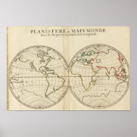 Weltkarte mit Latitude und Longititude