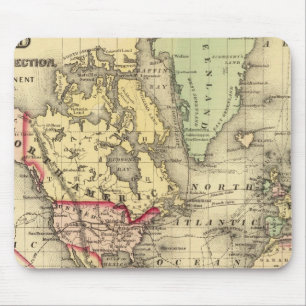 Weltkarte mit Seewegen für Explorers Mousepad