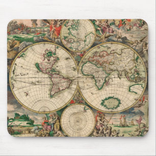 Weltkarte Mousepad