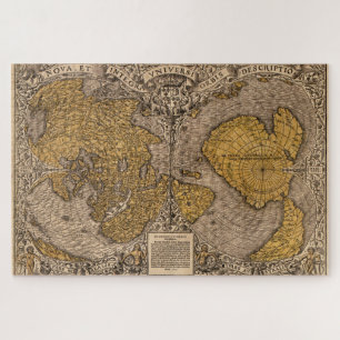 Weltkarte Orbital Vintag (1531)
