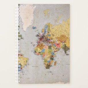 Weltkarte Planer